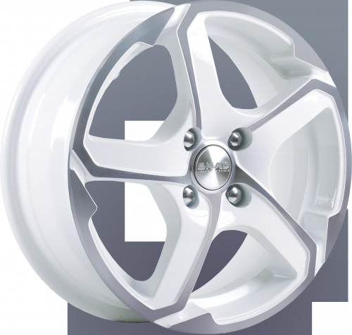 СКАД Аллигатор 6x15 4x100 ET48 D54,1 алмаз-белый