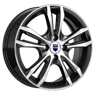 K&K Samara (KS866) 6x16 4x100 ET49 D54,1 Almaz chernyy