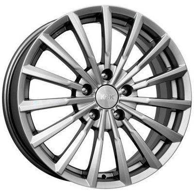 K&K Akcent 7x17 5x108 ET50 D63,35 Dark platinum