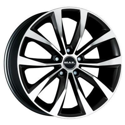 MAK WOLF 8x18 5x108 ET50 D72 Black mirror