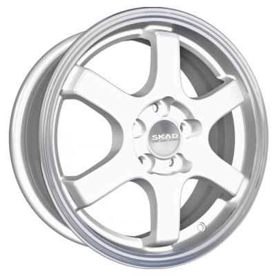 SKAD Kioto 6x15 4x98 ET38 D58,6 Almaz belyy