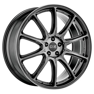 OZ Hyper XT HLT 9x20 5x112 ET39 D66,56 Star Graphite Diamond Lip