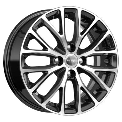 K&K KS782 6x15 4x100 ET48 D54,1 Almaz chernyy