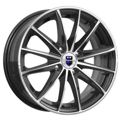 K&amp;K Poynt Blank-original (KC884) 6x15 4x100 ET48 D54,1 Almaz chernyy