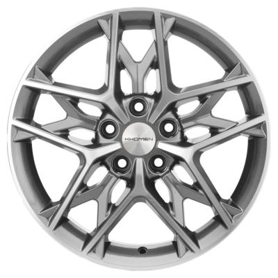 Khomen Wheels Y-Spoke 709 (ZV 17_Octavia) 7x17 5x112 ET49 D57,1 Gray-FP