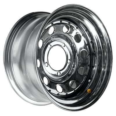 Off-Road Wheels UAZ 8x16 5x139,7 ET-19 D110 hromirovannyy