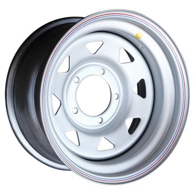 Off-Road Wheels UAZ 8x16 5x139,7 ET-19 D110 Serebristyy