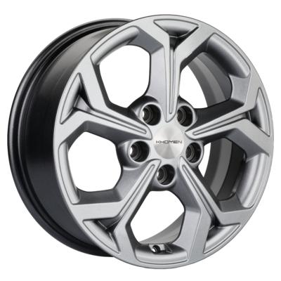 Khomen Wheels Double-Spoke 1606 (ZV 16_Kaptur) 6,5x16 5x114,3 ET50 D66,1 G-Silver