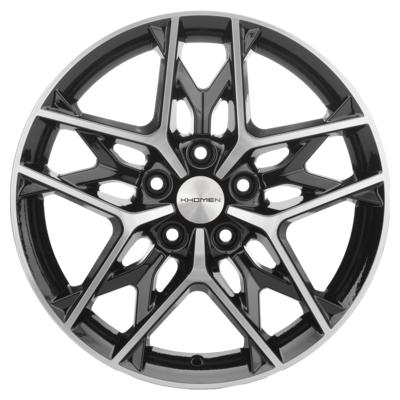 Khomen Wheels Y-Spoke 709 (ZV 17_Octavia) 7x17 5x112 ET49 D57,1 Black-FP