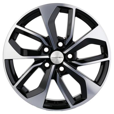 Khomen Wheels U-Spoke 703 (17_Tiguan) 7x17 5x112 ET43 D57,1 Black-FP