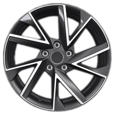 Khomen Wheels V-Spoke 714 (17 ZV Qashqai) 7x17 5x114,3 ET40 D66,1 Black-FP