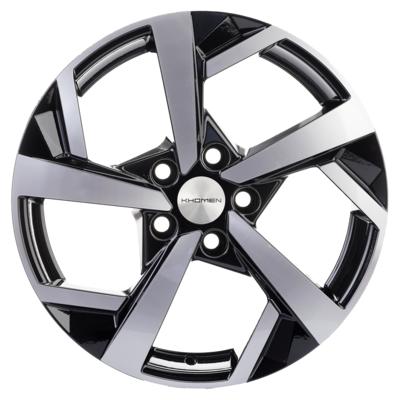 Khomen Wheels Y-Spoke 712 (17_Qashqai) 7x17 5x114,3 ET40 D66,1 Black-FP