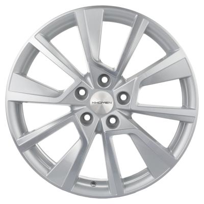 Khomen Wheels U-Spoke 802 (18_Kodiaq) 7x18 5x112 ET43 D57,1 F-Silver-FP