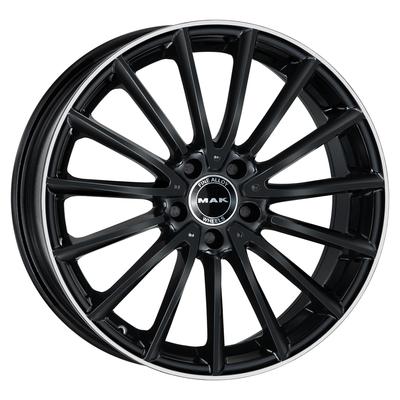 MAK Komet 7,5x17 5x112 ET40 D66,6 Gloss Black Mirror Ring