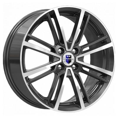 K&amp;K Erfurt (KS898) 7x17 5x114,3 ET39 D60,1 Almaz chernyy