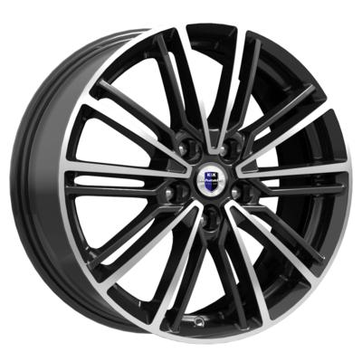 K&K Erfurt (KS903) 7x17 4x100 ET43 D60,1 Almaz chernyy