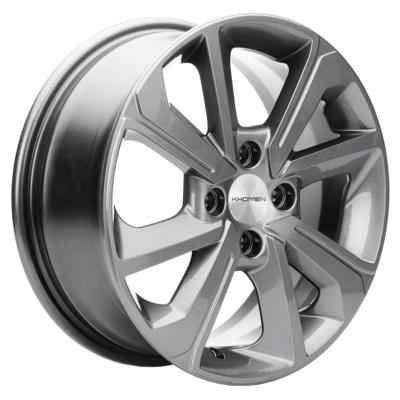 Khomen Wheels KHW1501 (Lada Granta) 6x15 4x98 ET36 D58,6 Gray
