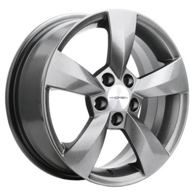 Khomen Wheels KHW1504 (Fabia) 6x15 5x100 ET43 D57,1 Gray