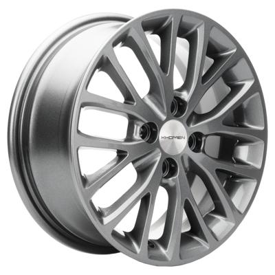 Khomen Wheels KHW1507 (Rapid/Fabia) 6x15 5x100 ET38 D57,1 Gray-FP