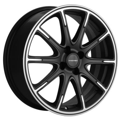 Khomen Wheels KHW1707 (Lada X-Ray) 6,5x17 4x100 ET41 D60,1 Black-FP matt