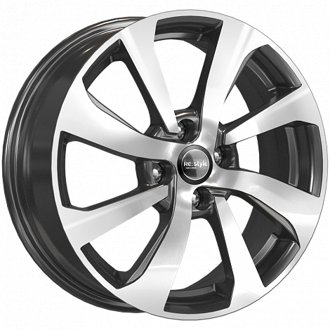 K&K КС893 6x16 4x100 ET37 D60,1 Алмаз черный