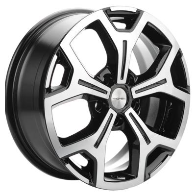 Khomen Wheels KHW1710 (Coolray) 6,5x17 5x114,3 ET45 D54,1 Black-FP