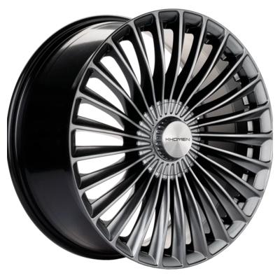 Khomen Wheels KHW2008 (Turbo II S-class) 9,5x20 5x112 ET38 D66,6 Dark Chrome