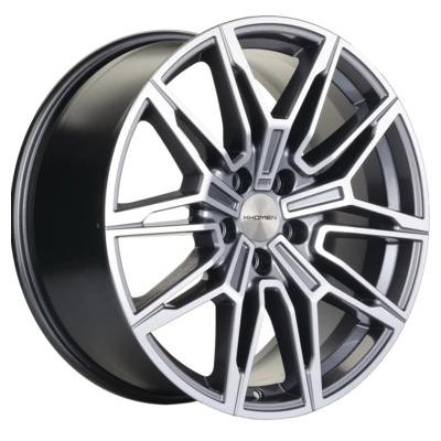 Khomen Wheels ORG1904 (3/4/5/6 series) 8,5x19 5x112 ET30 D66,6 Gray-FP
