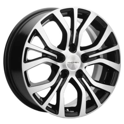 Khomen Wheels KHW1608 (Alphard) 6,5x16 5x114,3 ET38 D60,1 Black-FP