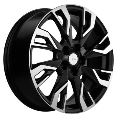 Khomen Wheels KHW1809 (Tiguan/Kodiaq) 7x18 5x112 ET43 D57,1 Black-FP