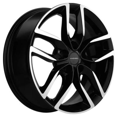 Khomen Wheels KHW1708 (Geely Coolray) 6,5x17 5x114,3 ET45 D54,1 Black-FP