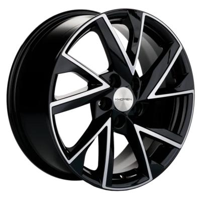 Khomen Wheels KHW1714 (Moskvich 3) 7x17 5x108 ET40 D54,1 Black-FP