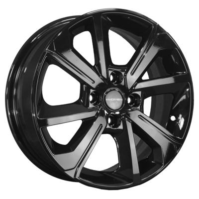 Khomen Wheels KHW1501 (Lada Granta) 6x15 4x98 ET36 D58,6 Black