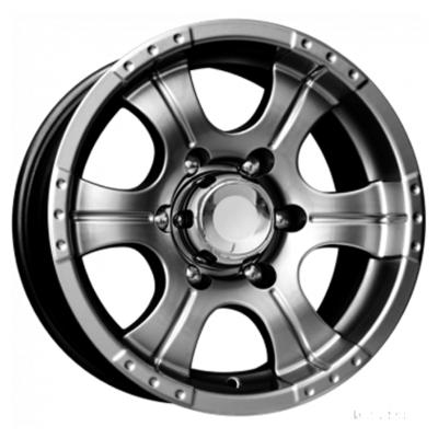 K&K Baykonur Dzhip-reyd (KS465) 8x16 5x139,7 ET-15 D110,1 Dark platinum