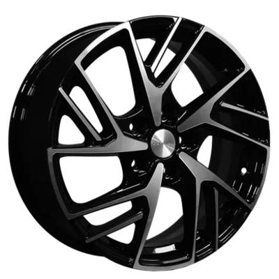 Khomen Wheels KHW1722 (Coolray) 6,5x17 5x114,3 ET45 D54,1 Black-FP