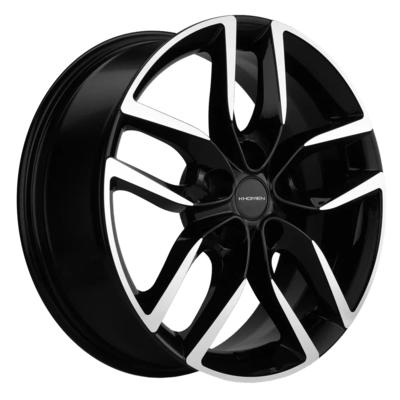 Khomen Wheels KHW1708 (Nissan Tiida) 6,5x17 5x114,3 ET45 D66,1 Black-FP
