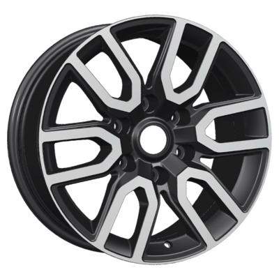Khomen Wheels KHW1723 (JAC T6 Pickup) 8x17 6x139,7 ET30 D106,1 Black-FP