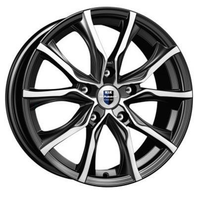 K&amp;K Tvist (KS697) 7,5x17 5x112 ET37 D66,6 Almaz chernyy