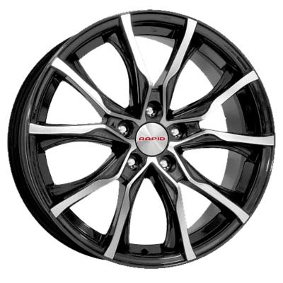 K&K Tvist (KS697M) 7,5x17 5x110 ET39 D65,1 Almaz chernyy