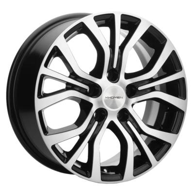 Khomen Wheels KHW1608 (Sonata) 6,5x16 5x114,3 ET43 D67,1 Black-FP