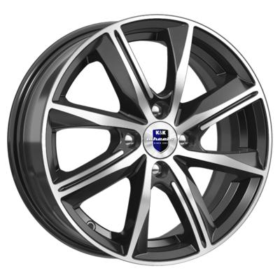 K&K Arnar (KS904) 7x16 5x108 ET40 D67,1 Almaz chernyy