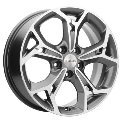 Khomen Wheels KHW1702 (Jolion) 7x17 5x114,3 ET37 D66,5 Gray-FP