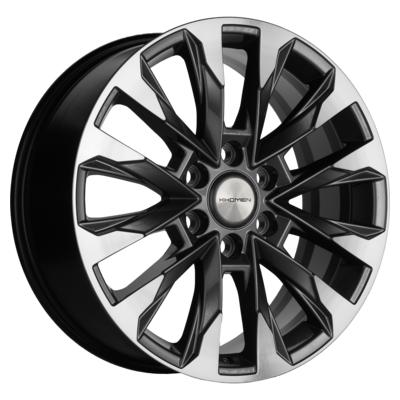 Khomen Wheels KHW2010 (Pajero IV) 8x20 6x139,7 ET38 D67,1 Gray-FP