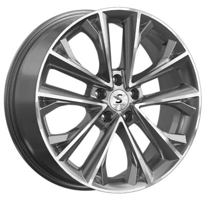 Premium KR012 (Exeed TXL) 7x18 5x108 ET36 D65,1 Diamond Gloss Graphite
