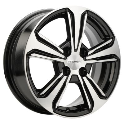 Khomen Wheels KHW1502 (Nexia) 6x15 4x100 ET45 D56,6 Black-FP
