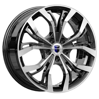 K&amp;K Alamida-original (KS705M) 7x17 5x108 ET45 D60,1 Almaz chernyy