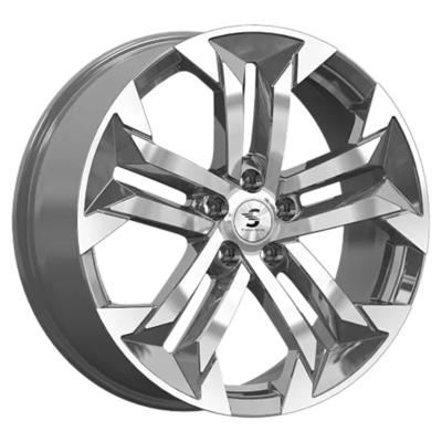 Premium Series KR015 (Geely Tugella) 7,5x19 5x108 ET46 D63,35 Diamond Gloss Graphite