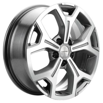 Khomen Wheels KHW1710 (Chery Tiggo 7pro) 6,5x17 5x108 ET33 D60,1 Gray-FP