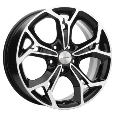 Khomen Wheels KHW1702 (Kia K5) 7x17 5x114,3 ET48 D67,1 Black-FP