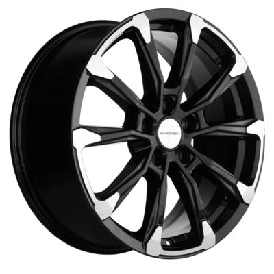Khomen Wheels KHW1808 (Geely Coolray) 7,5x18 5x114,3 ET53 D54,1 Black-FP